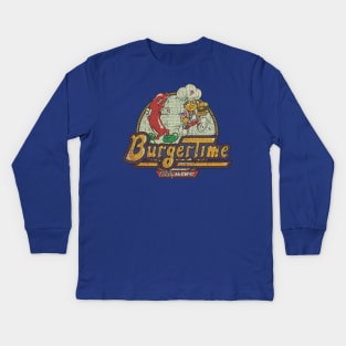 BurgerTime 1982 Kids Long Sleeve T-Shirt